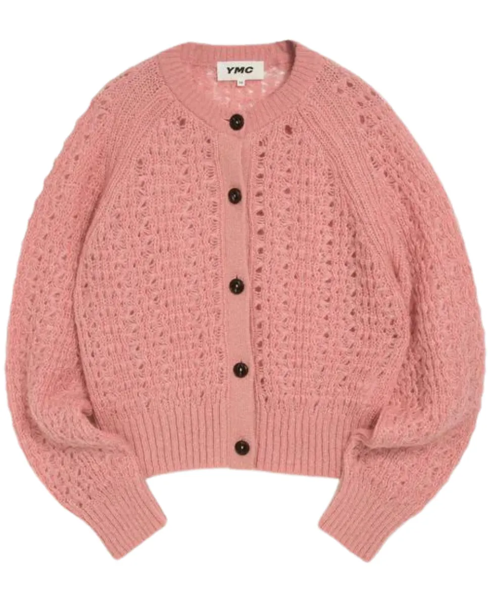 Foxtail Cardigan Pink