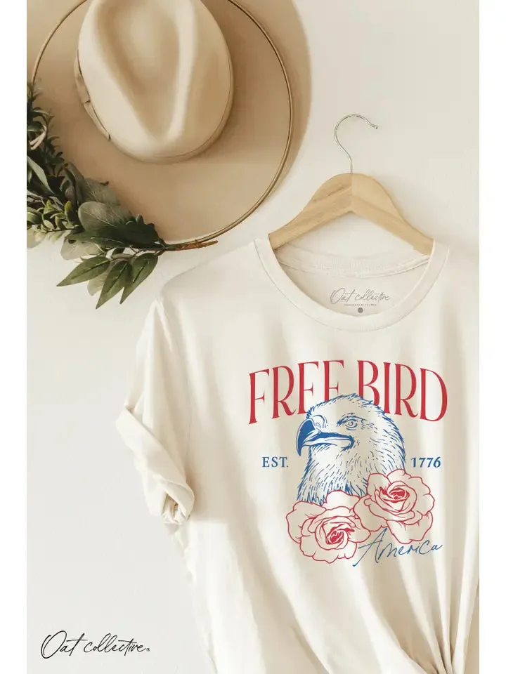 Freebird America Tee | Vintage White