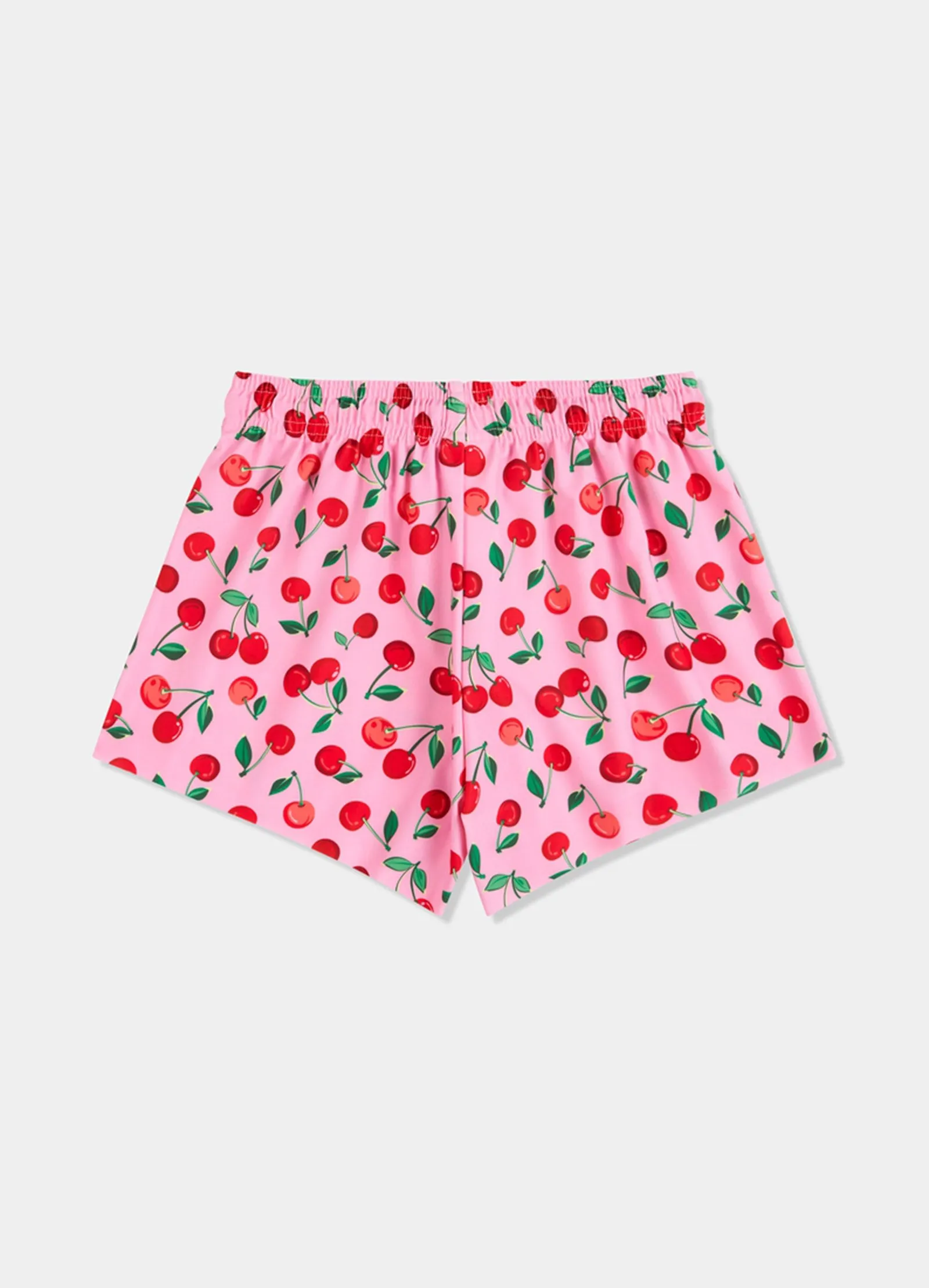 Girls Fluted Swim Short - Cherry