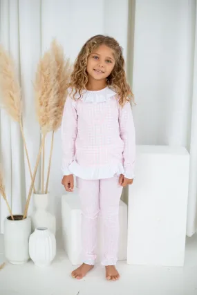 Girls Pink Gingham Dreams Set