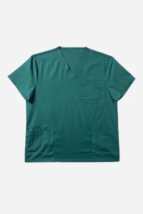 Green Scrub Top Men's