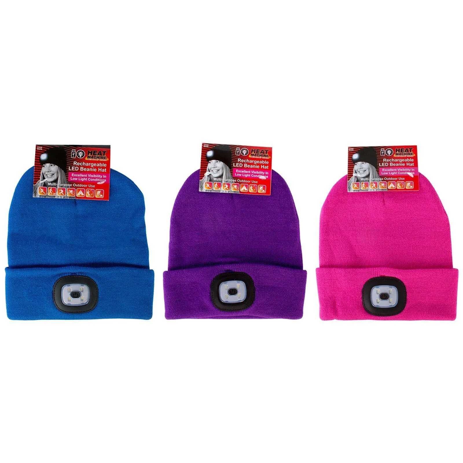 Heat Machine LED Light Beanie Hat