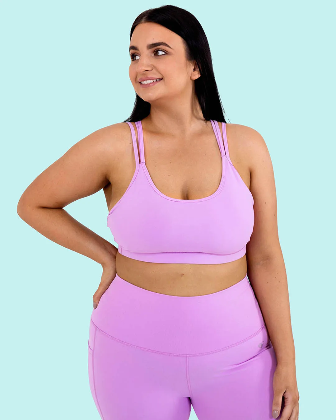 HERO Sports Bra Lilac