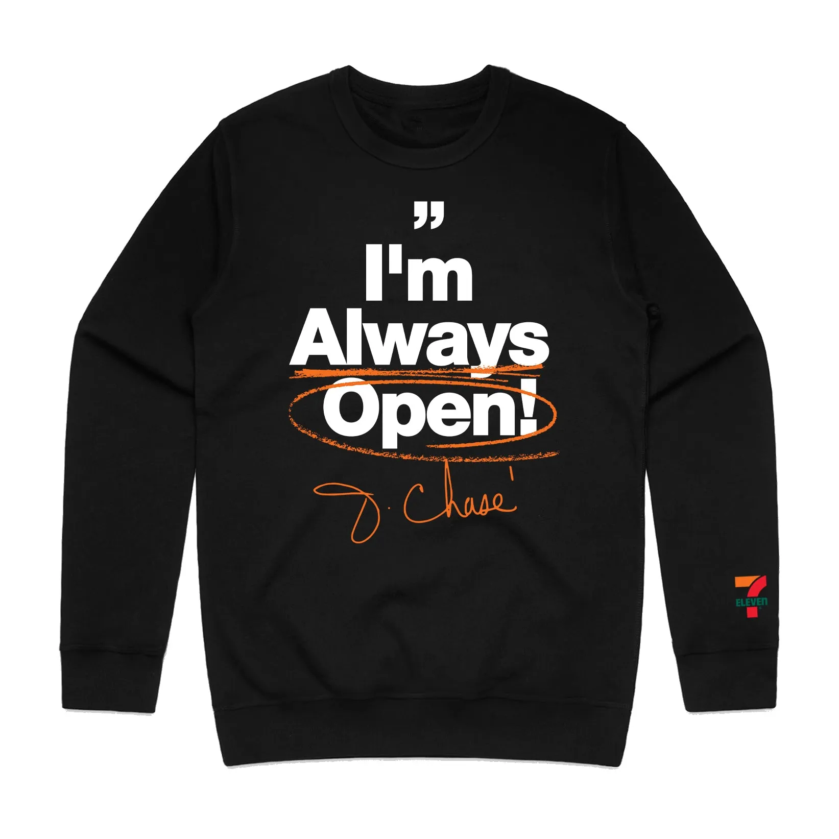 I'm Always Open Crewneck Fleece