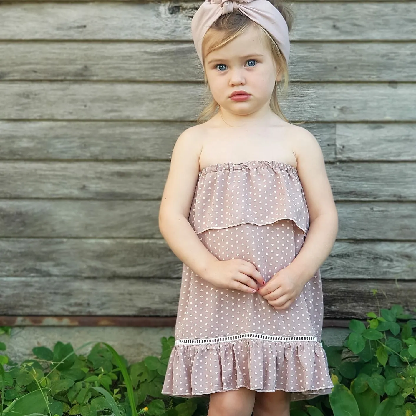 Indigo Summer Dress - Blush