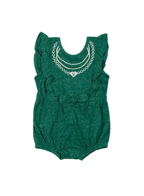 Infant Girls Gidget Ruffle Milwaukee Bucks Onesie