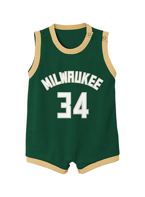 Infant Outerstuff Icon Giannis Antetokounmpo Milwaukee Bucks Replica Onesie