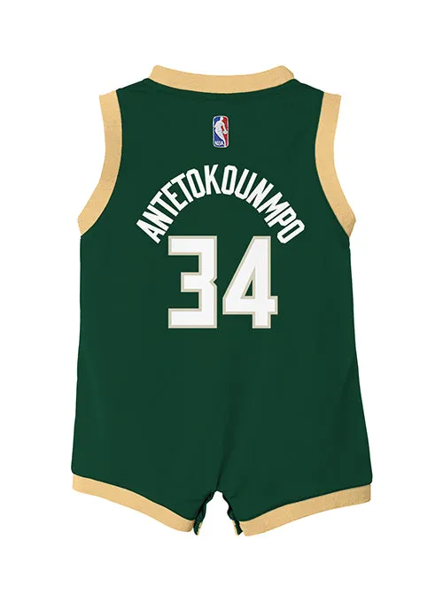 Infant Outerstuff Icon Giannis Antetokounmpo Milwaukee Bucks Replica Onesie