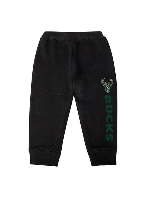 Infant Outerstuff Icon Milwaukee Bucks Hooded Sweatshirt & Fleece Pants Set