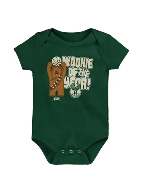 Infant Outerstuff Wookie of the Year Milwaukee Bucks Onesie