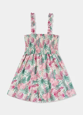 Island In The Sun Shirred Playsuit - Island