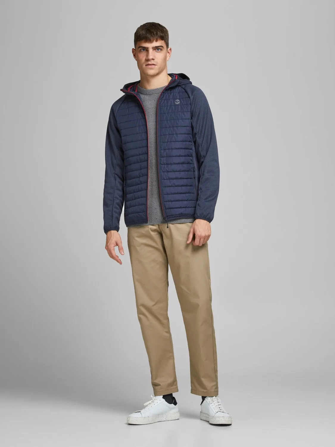 Jack & Jones Men's 'JJEMulti' Quilted Jacket