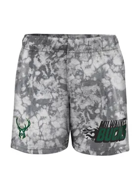 Juvenile Lazy Days Bleached Milwaukee Bucks Shorts