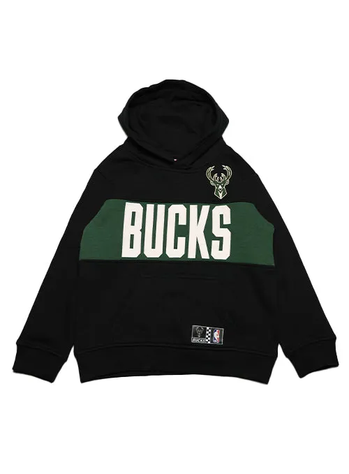 Juvenile Outerstuff Pole Position Milwaukee Bucks Sweatshirt