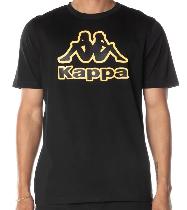 Kappa LOGO BANT Black Smoke - Orange Lt 37158BW-A68