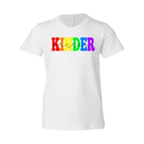 Kindergarten YOUTH Rainbow Soft Tee