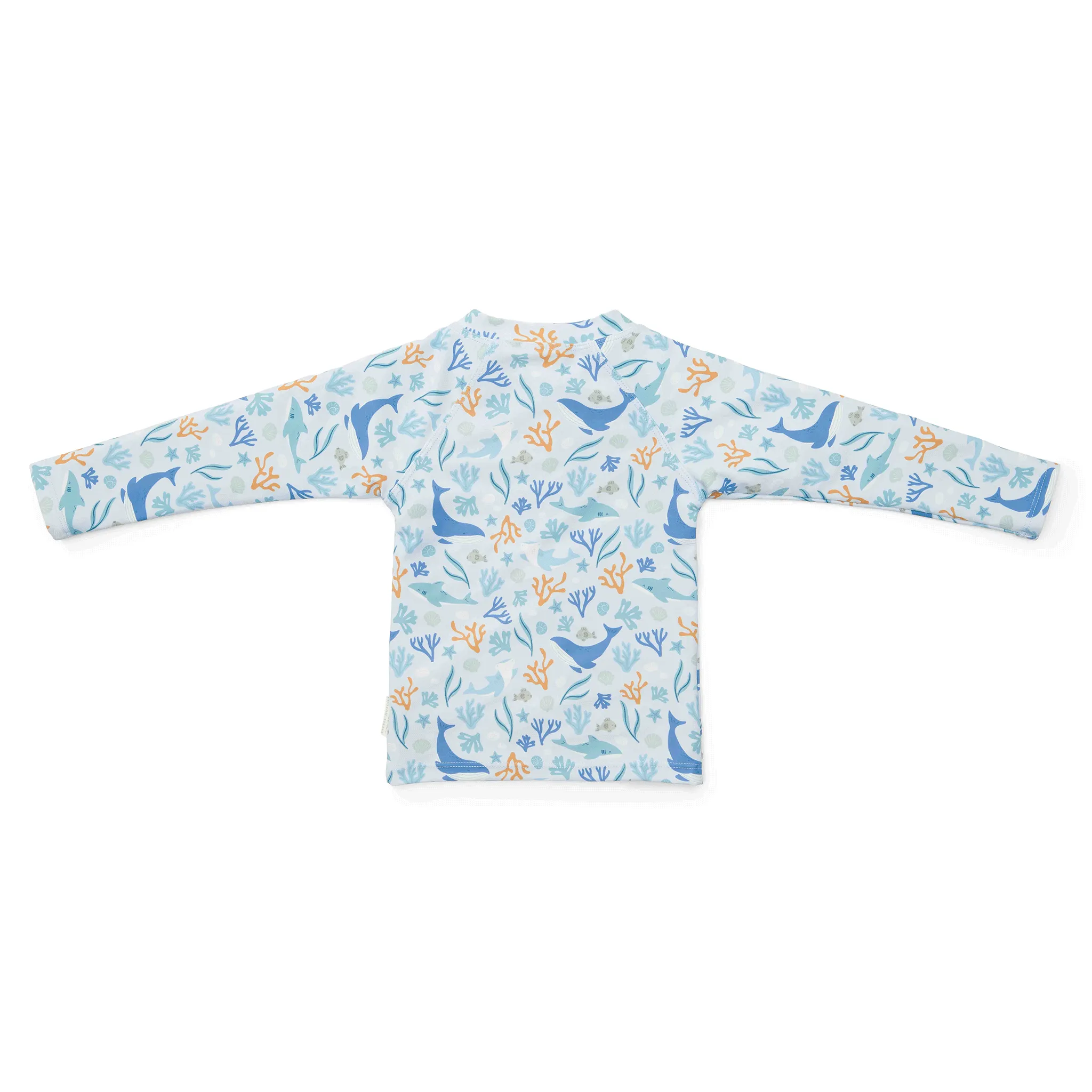 Little Dutch Long-Sleeve Rash Vest - Ocean Dreams Blue