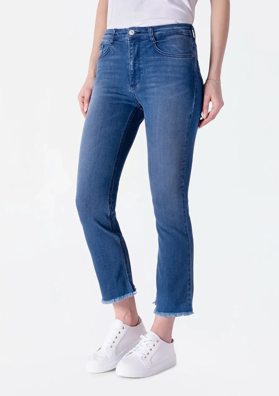 Lynda Highrise Crop Flair Sansa Wash