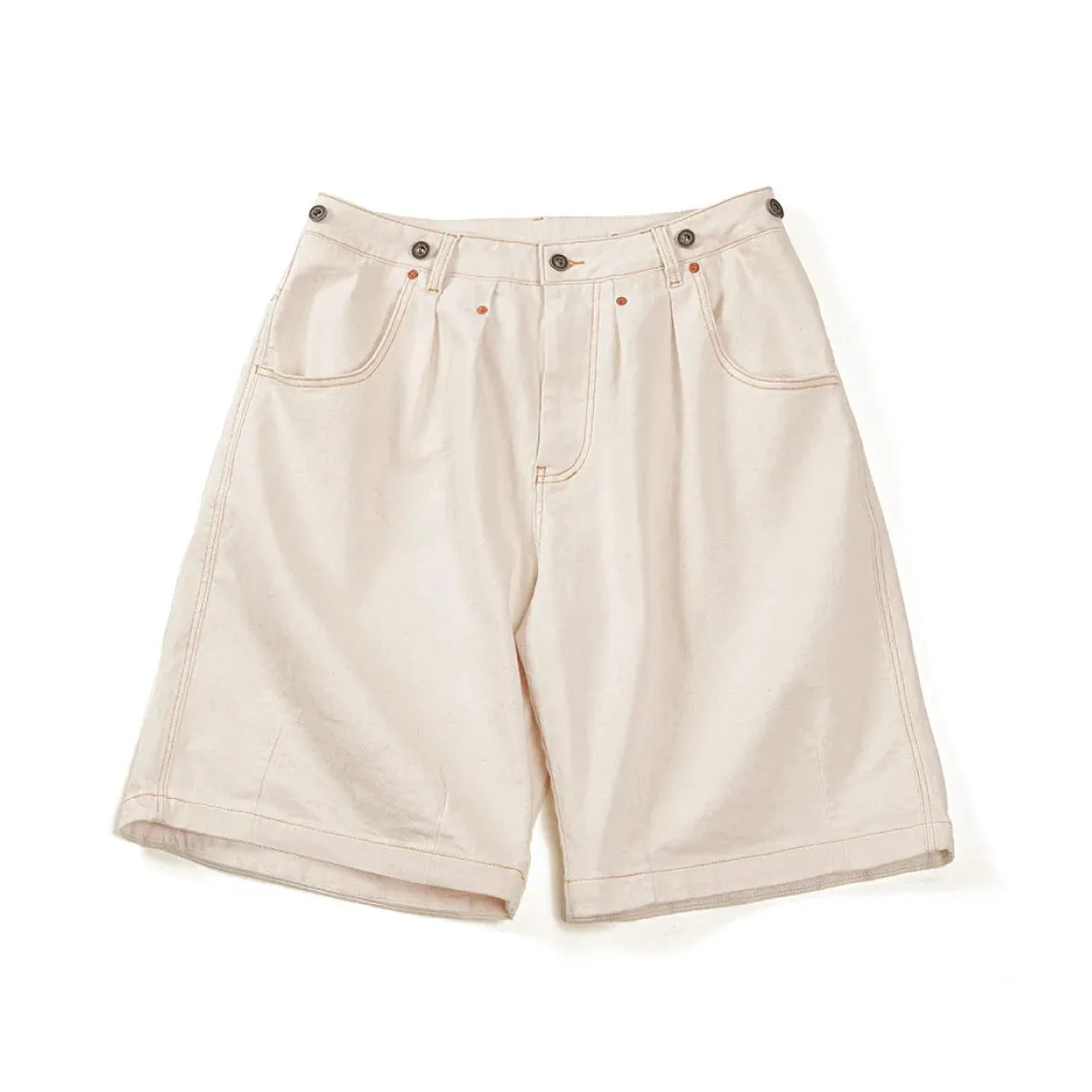 MADEN Natural Denim Shorts