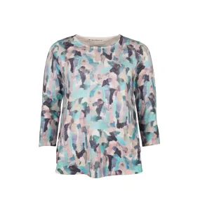 Mansted - Dainty Watercolour Swing Top - Aqua