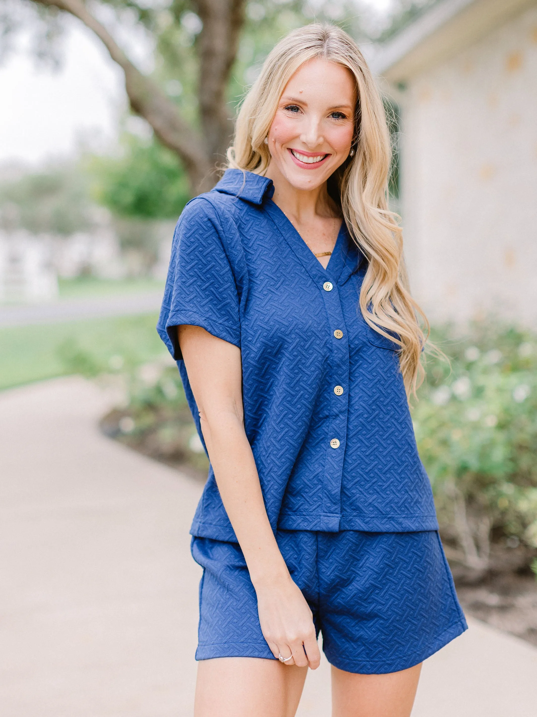 Maren Top | Navy