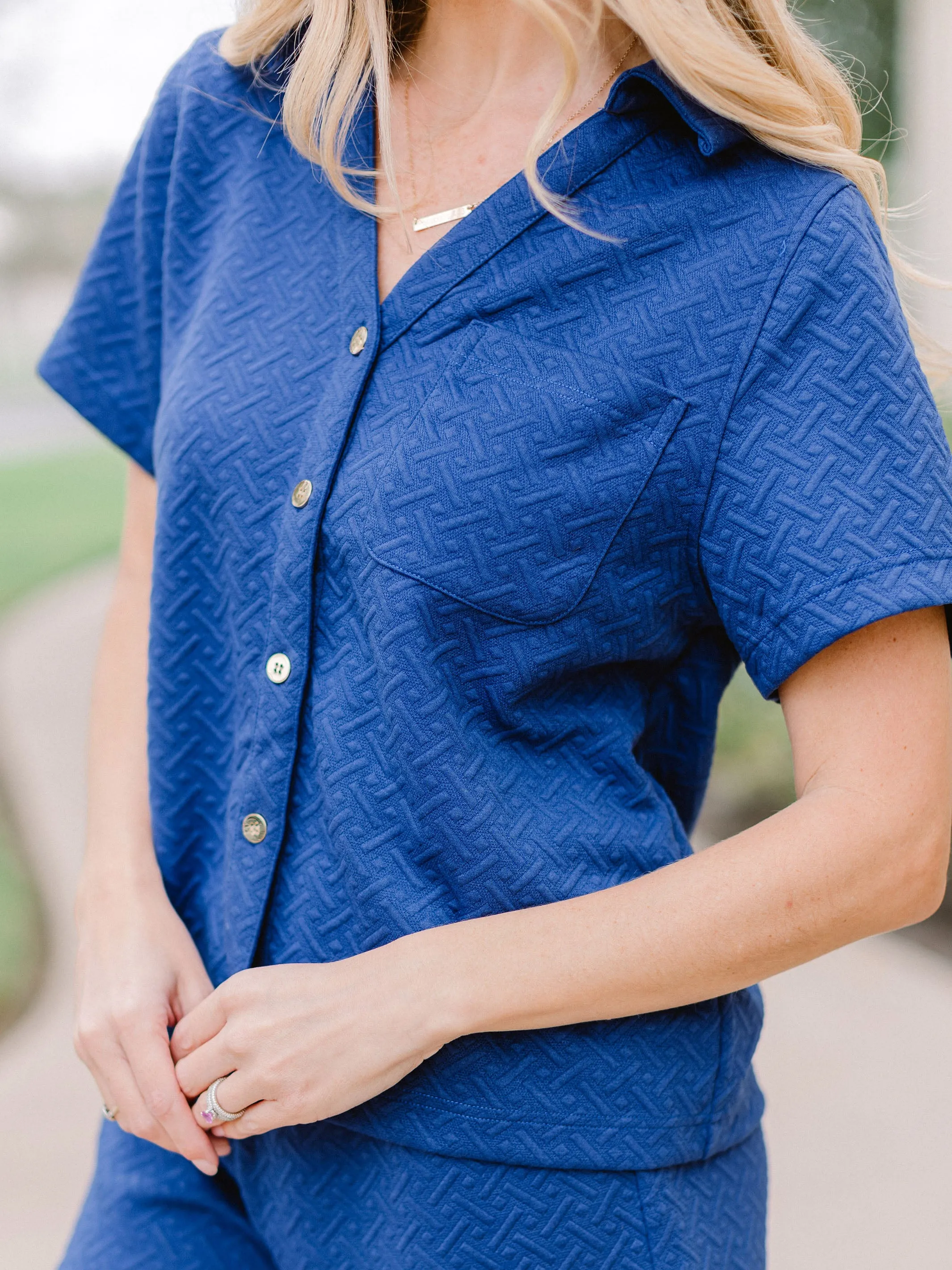 Maren Top | Navy