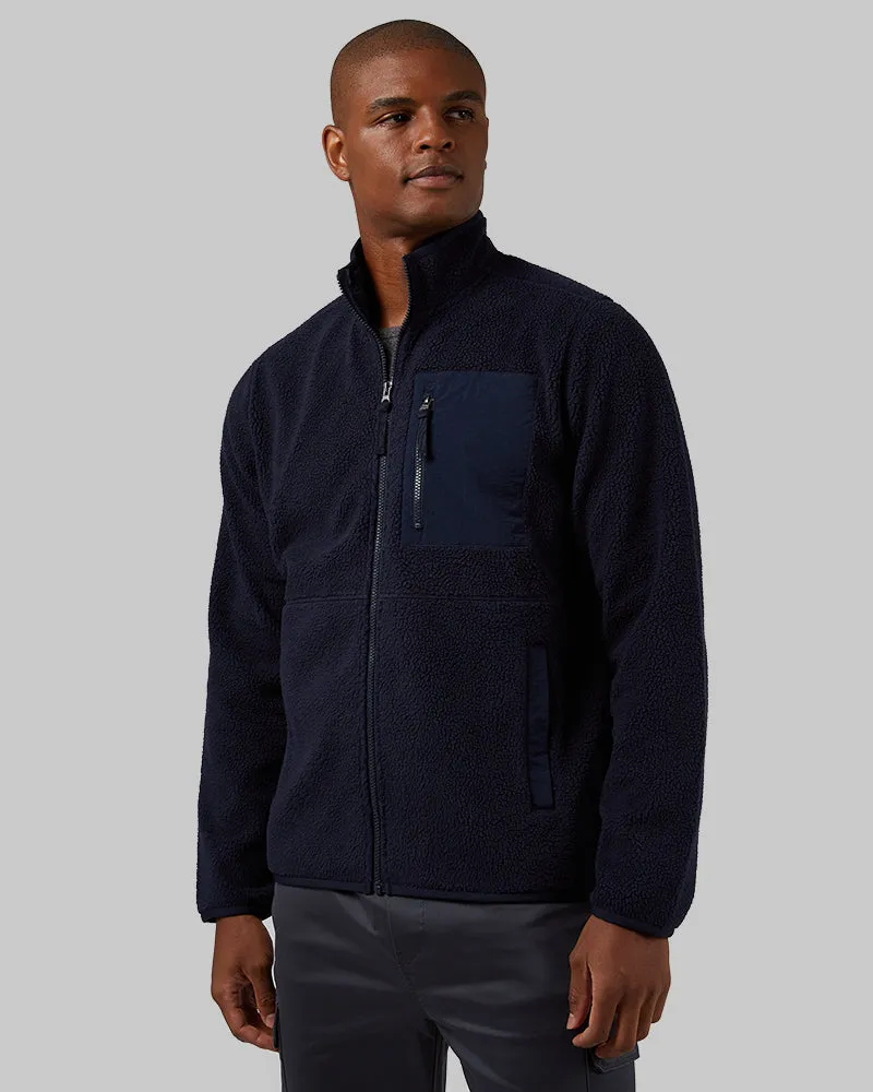 MEN'S OUTDOOR SHERPA FULL ZIP JACKET