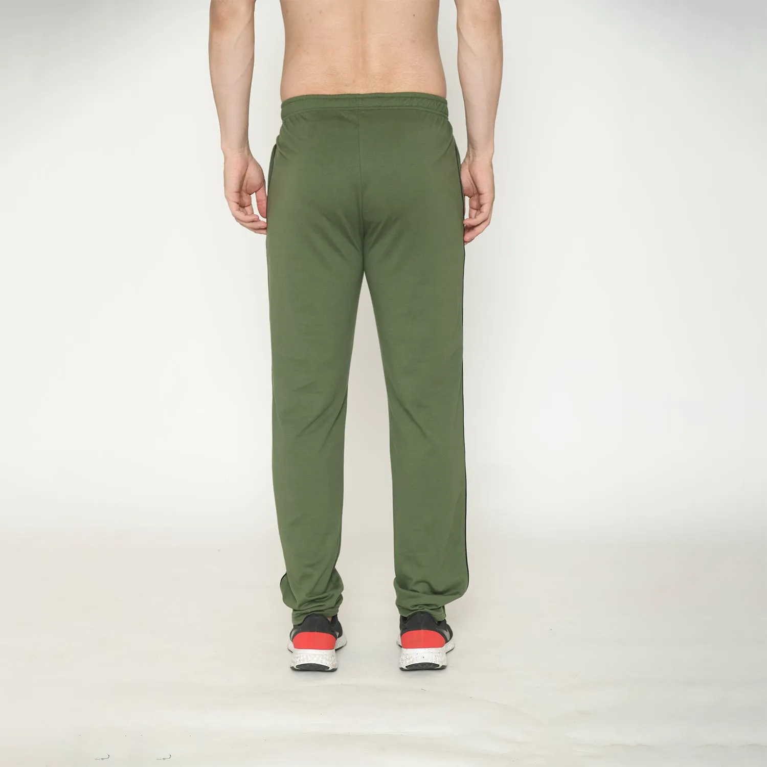 Men's Solid Track Pant - Olive