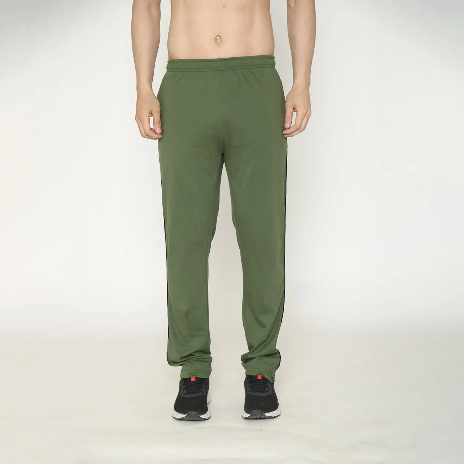 Men's Solid Track Pant - Olive