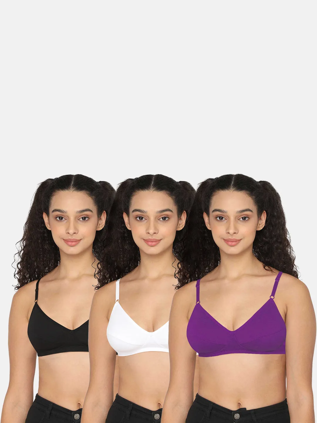 Naidu Hall Knitwear-Bra Special Combo Pack - Glori - C42