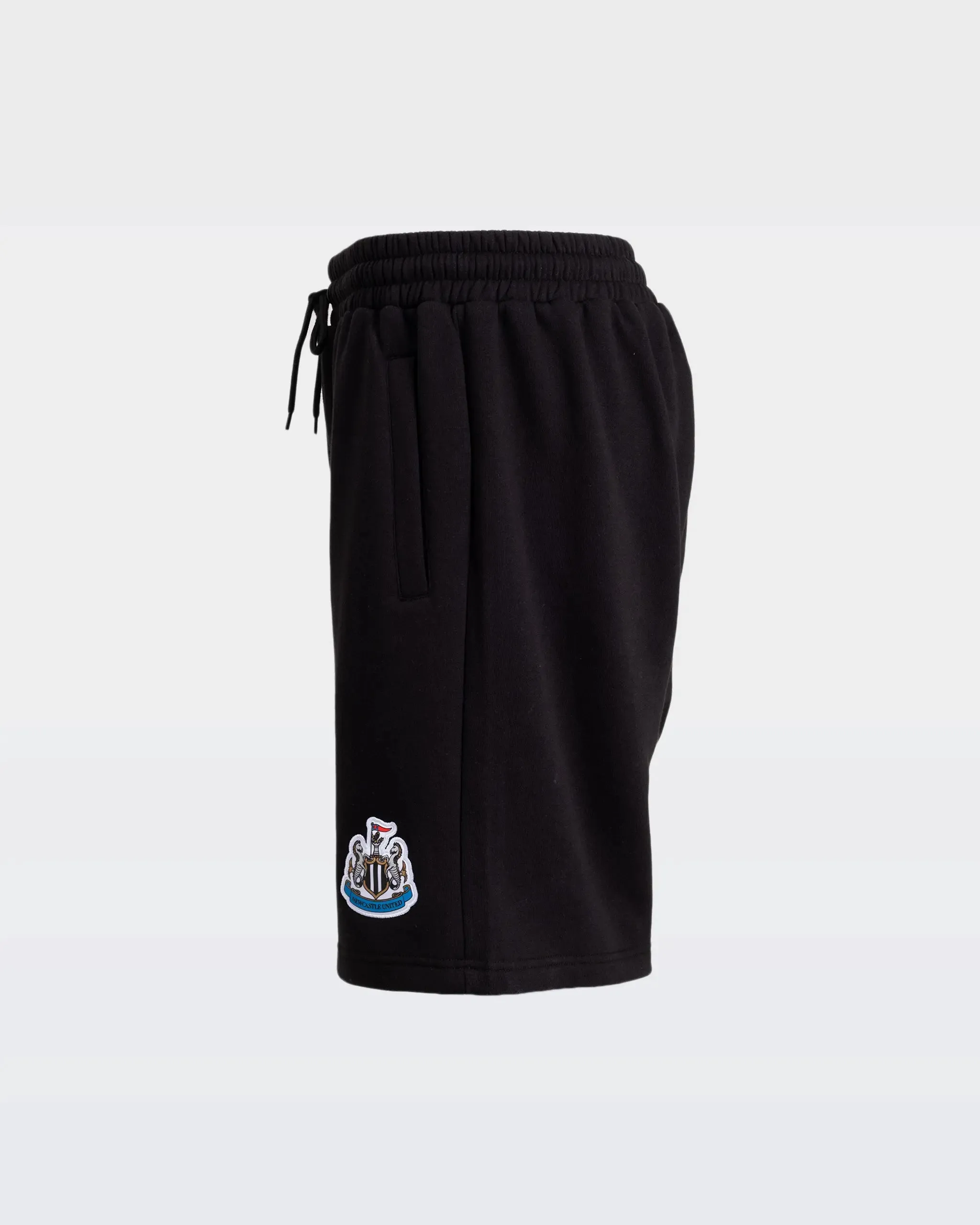 Newcastle United Men's Black Terrace Fleece Shorts