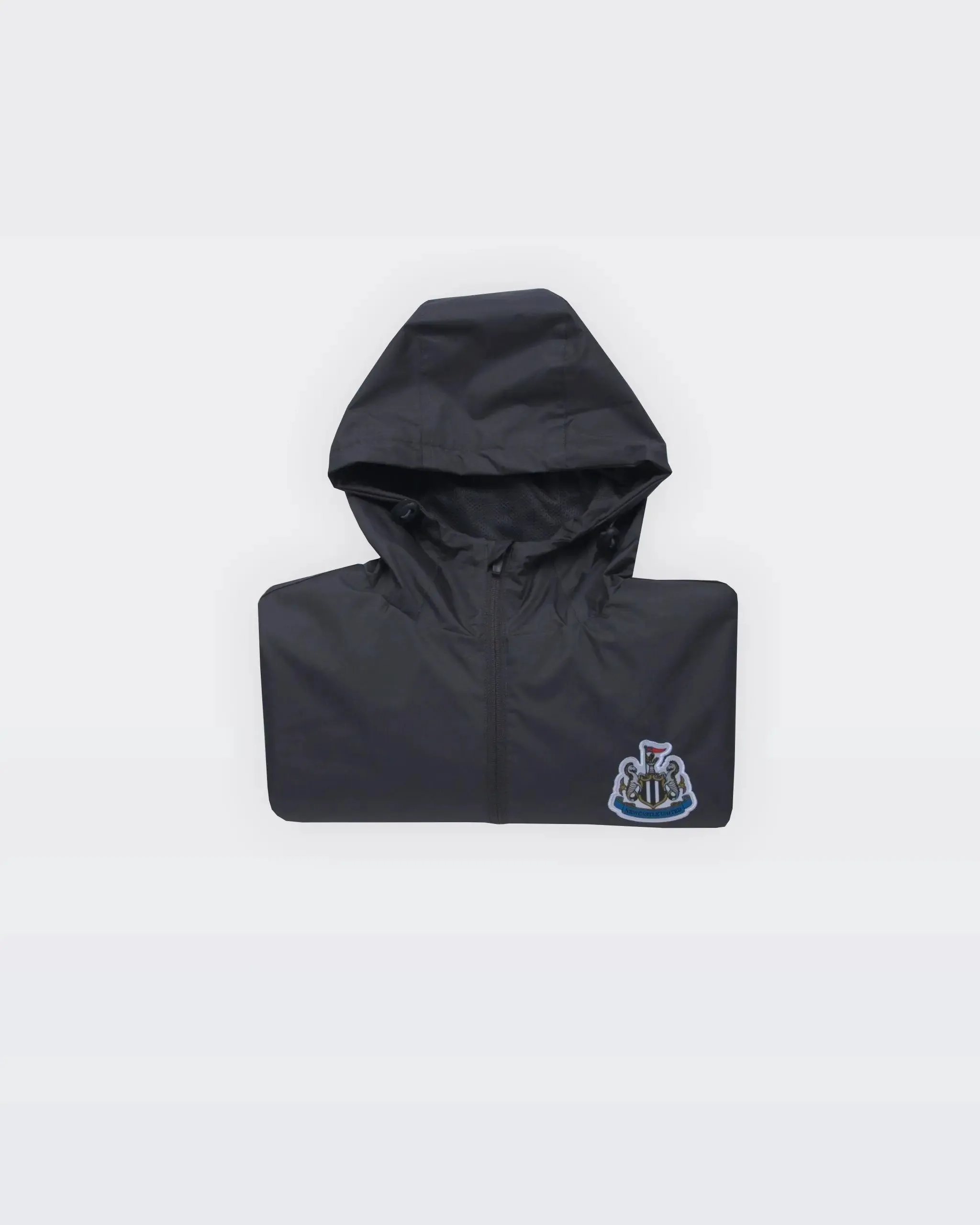 Newcastle United Men's Charcoal Terrace Shower Jacket