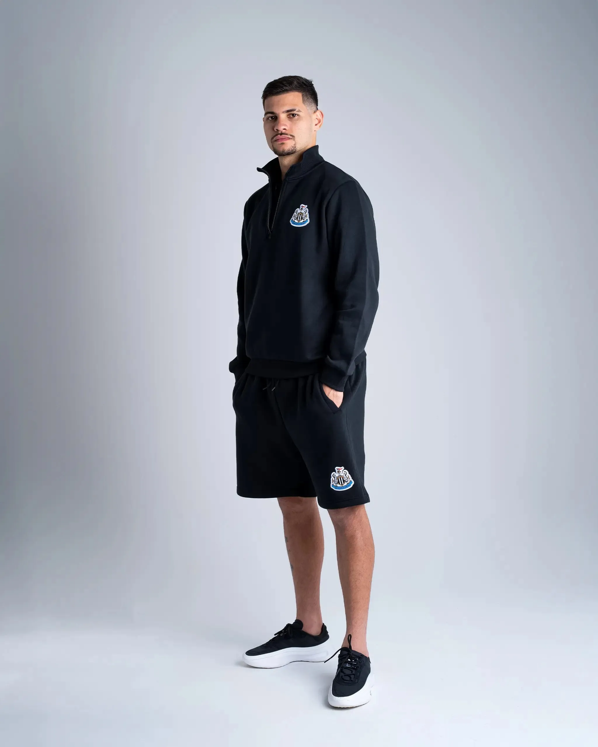 Newcastle United Terrace 1/4 Zip Sweatshirt