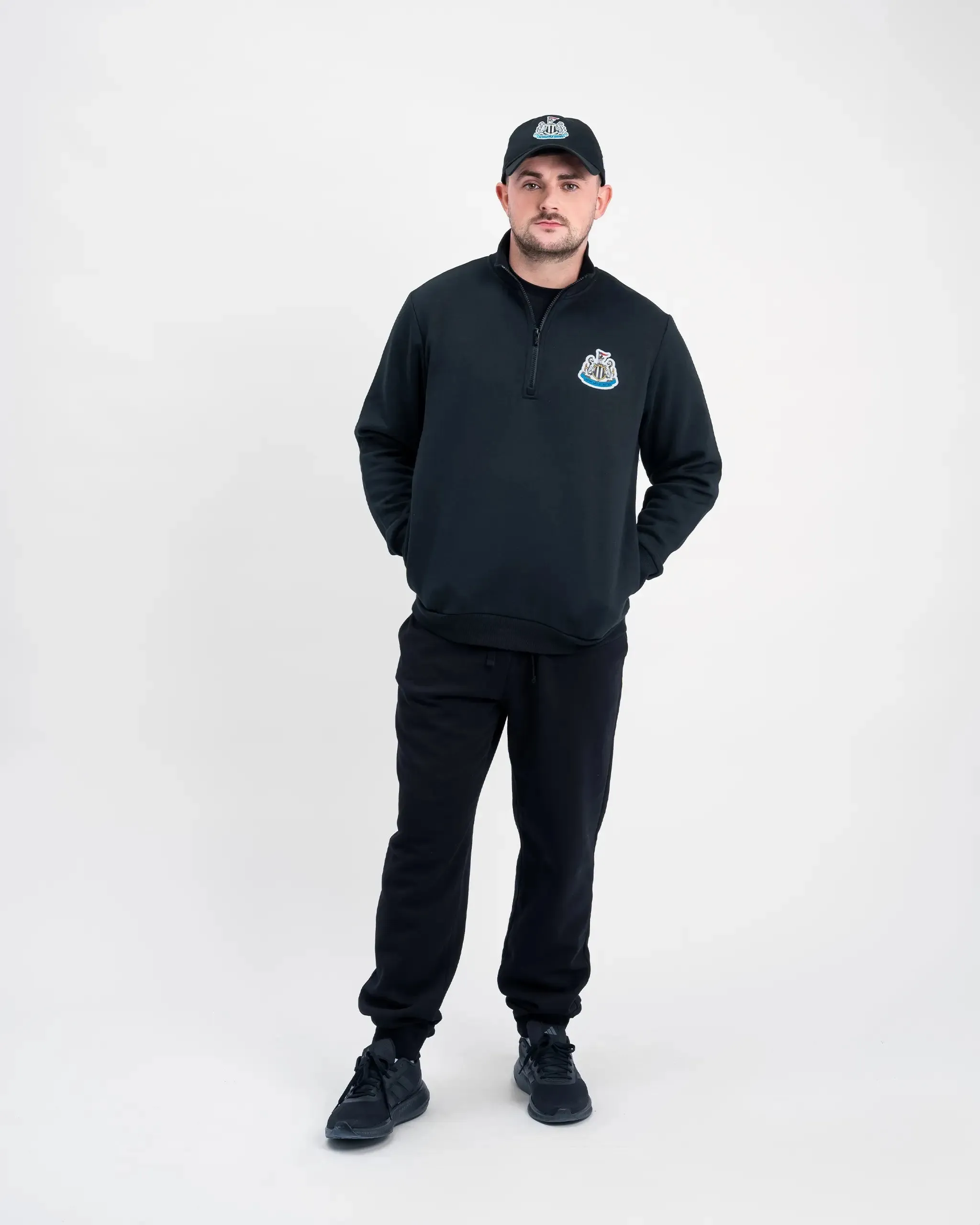 Newcastle United Terrace 1/4 Zip Sweatshirt