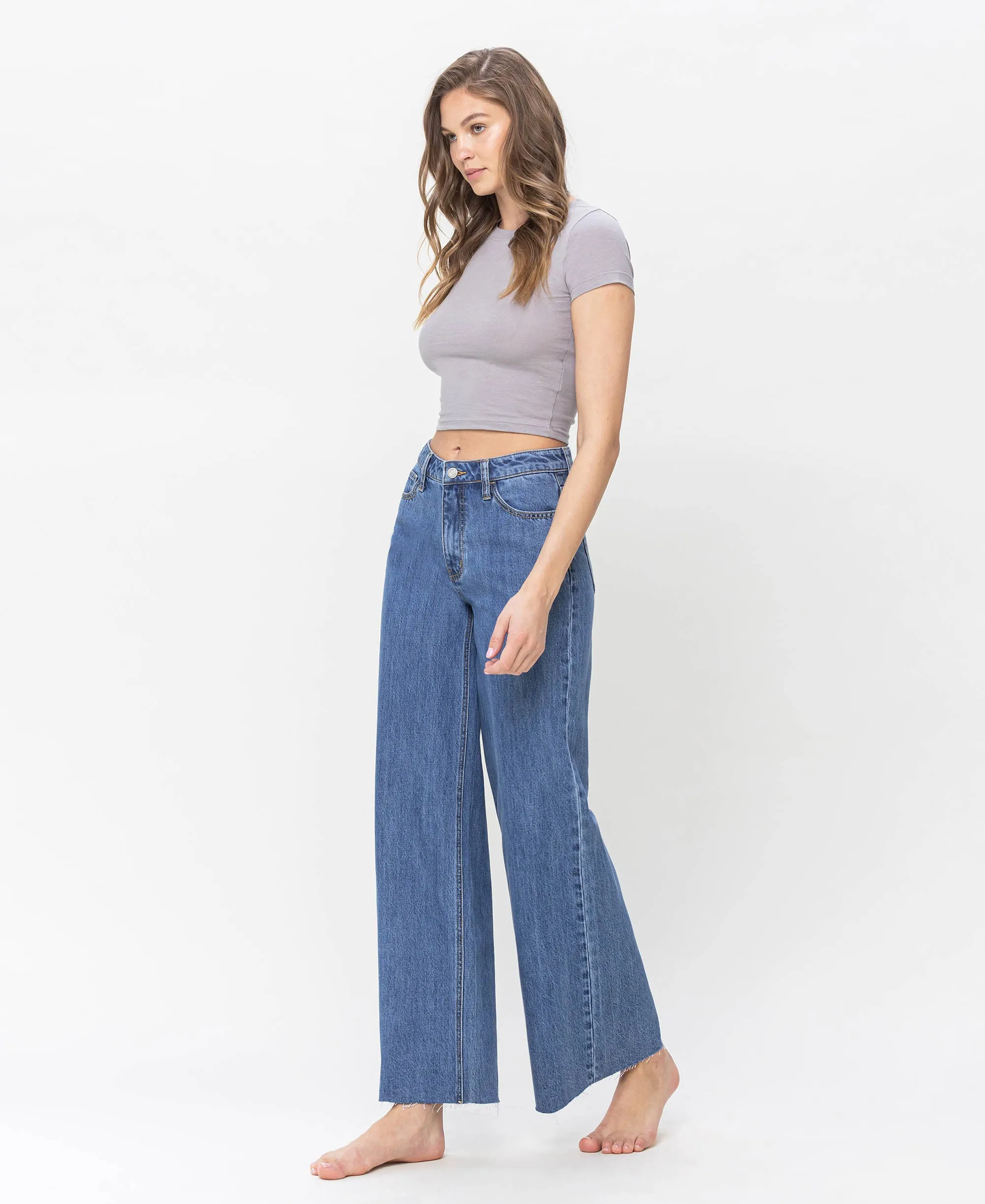 Phenomenal - High Rise Wide Leg Jeans