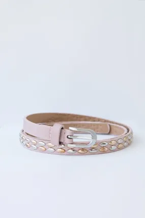 Pink Studded Belt