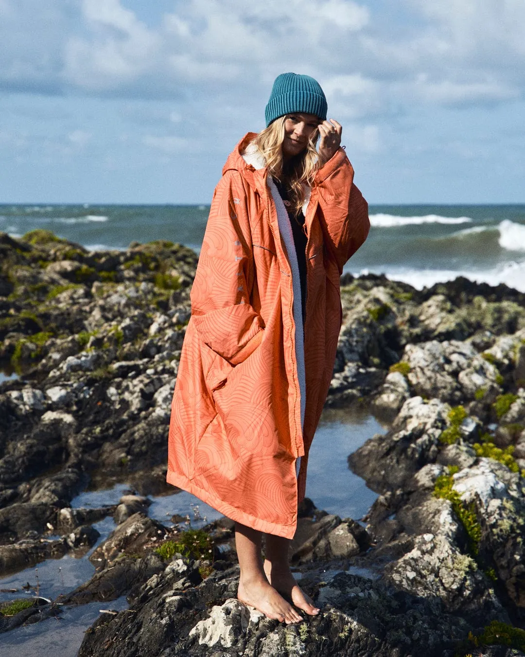 Recycled Changing Robe - Light Orange