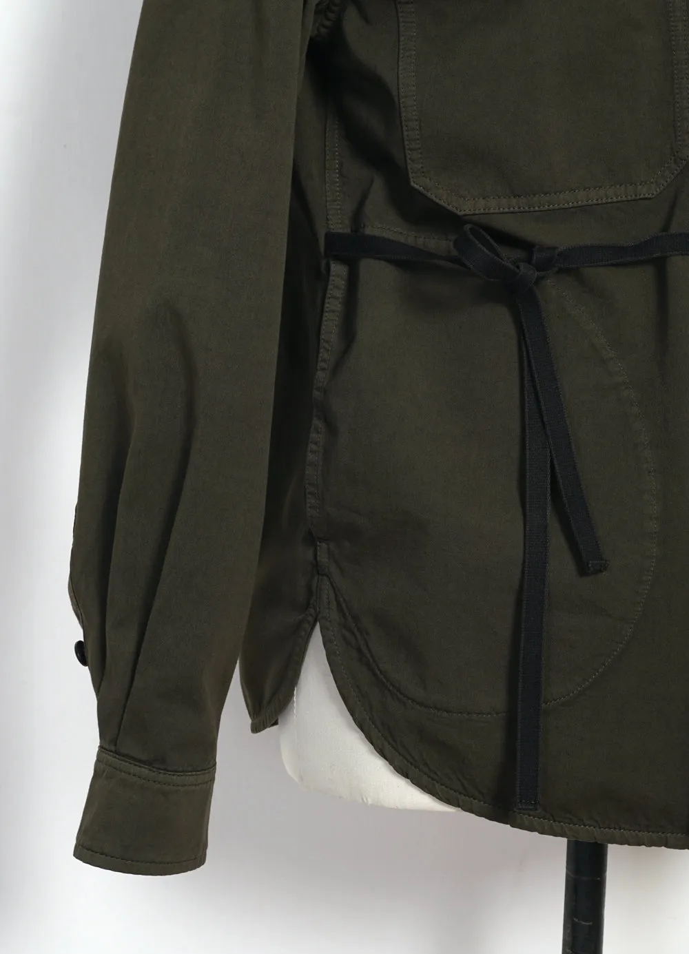 REMY | East & West Shirt Jacket | Olive Drill