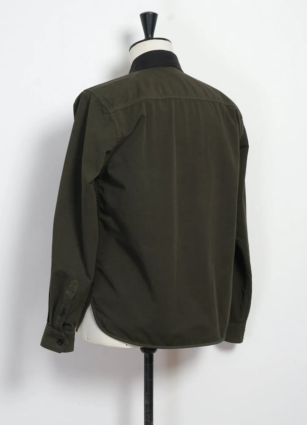 REMY | East & West Shirt Jacket | Olive Drill