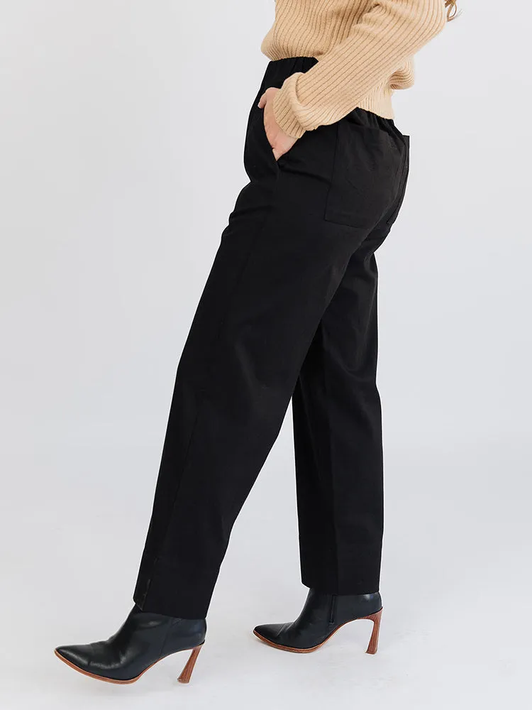 Rosie Pant - Black Denim