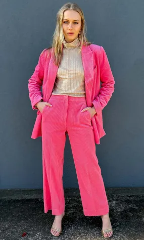 Second Female Pink Cord Blazer