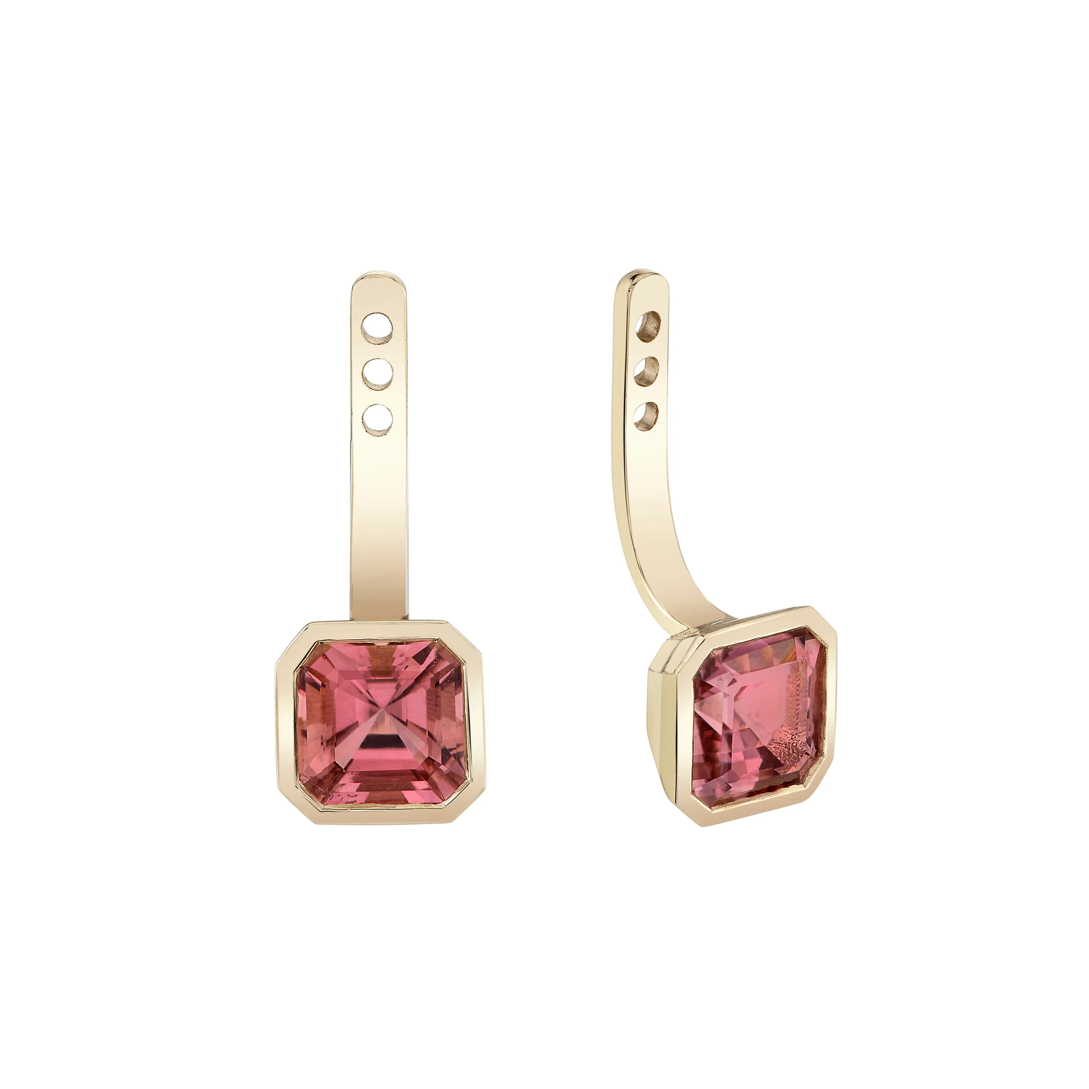 Toi et Moi Dahlia Gemstone Earring Set