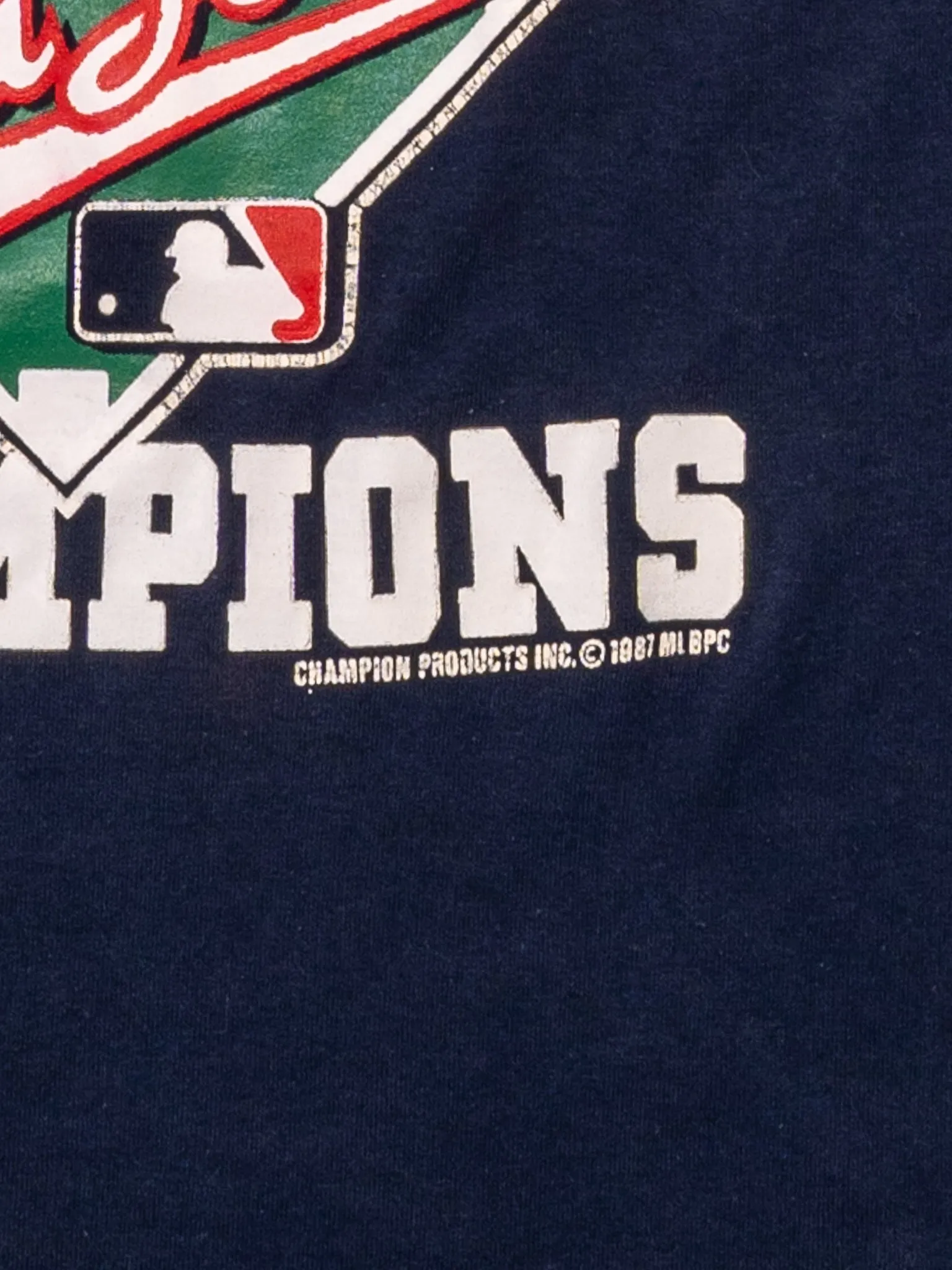 Vintage '87 Twins World Series Champions Single Stitch Tee (S)