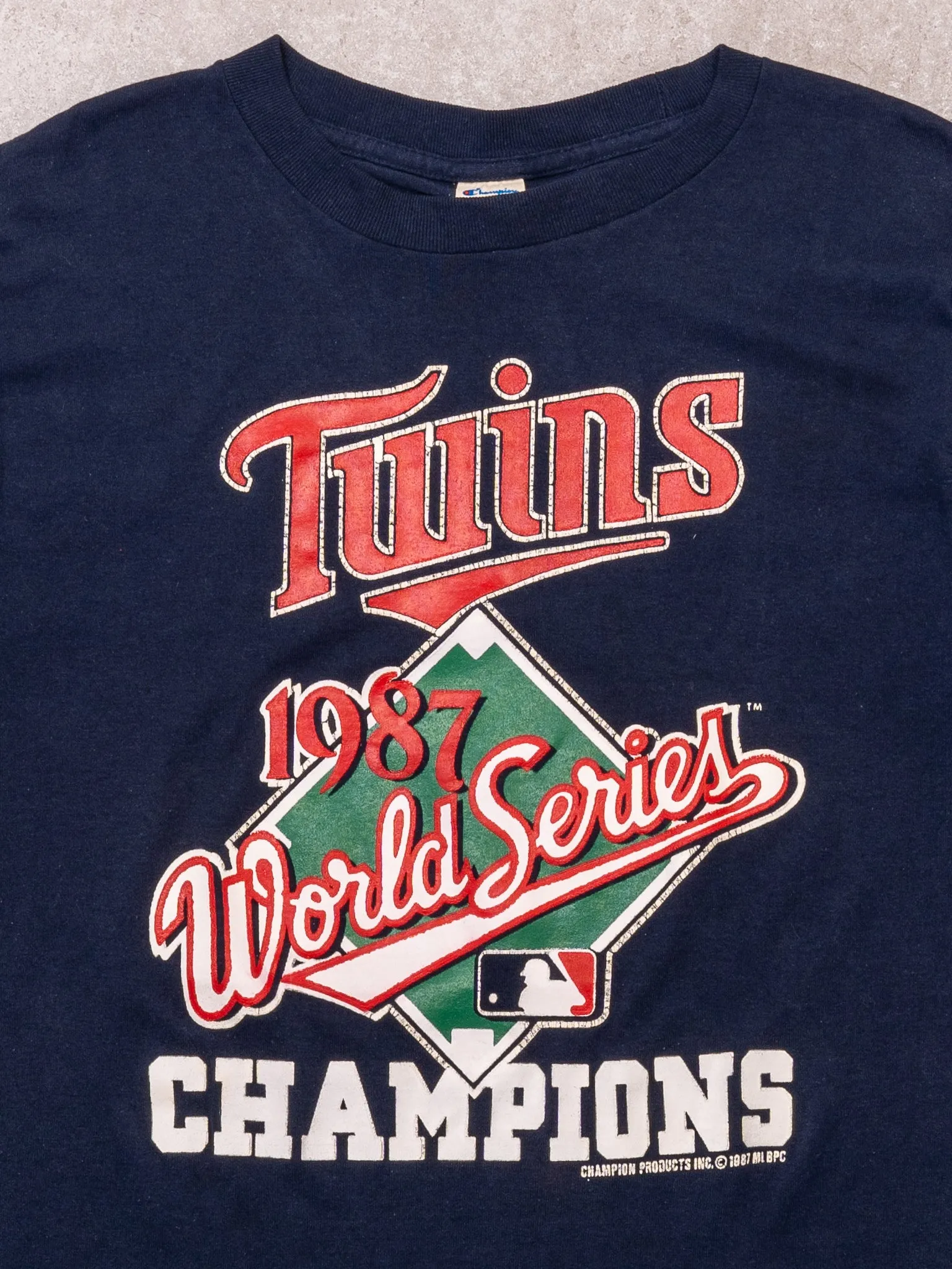 Vintage '87 Twins World Series Champions Single Stitch Tee (S)