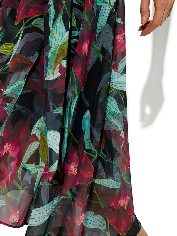 Yasmin Tropical Print Dress