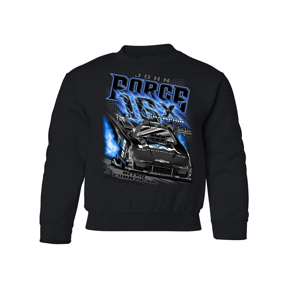 Youth John Force Crewneck Sweatshirt